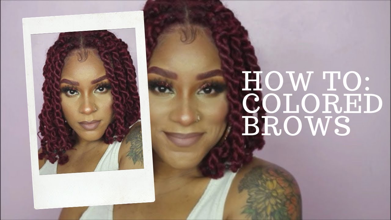 How To FAKE Color Your Brows