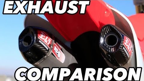Crf250r Exhaust Pipe Comparison | Bill