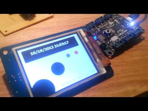 Netduino Go Digital Clock V1 using Nwazet Nutshell