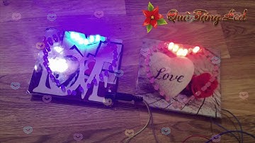 Led trái tim đơn