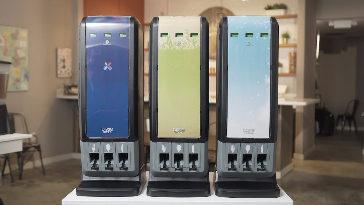 HowTo Guide Dixie Ultra® SmartStock® TriTower Cutlery Dispenser YouTube