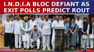 I.N.D.I.A Bloc Defiant Despite Exit Polls Predict Rout, Opposition Confident Of Winning 295 Seats