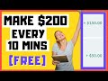 EARN $200 EVERY 10 MINUTES | Make Money Online Doing Simple Tasks (WORLDWIDE)