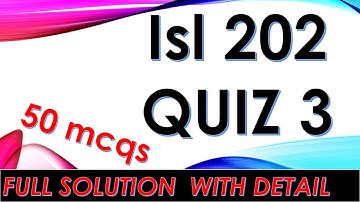 ISL202 QUIZ 3 2022_FULL SOLUTION WITH RIGHT ANSWER. quiz 3 solution. part 1