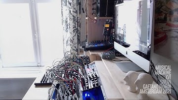 Musical Machine XVI//SNOW//generative ambient music w/analogue modular synthesiser