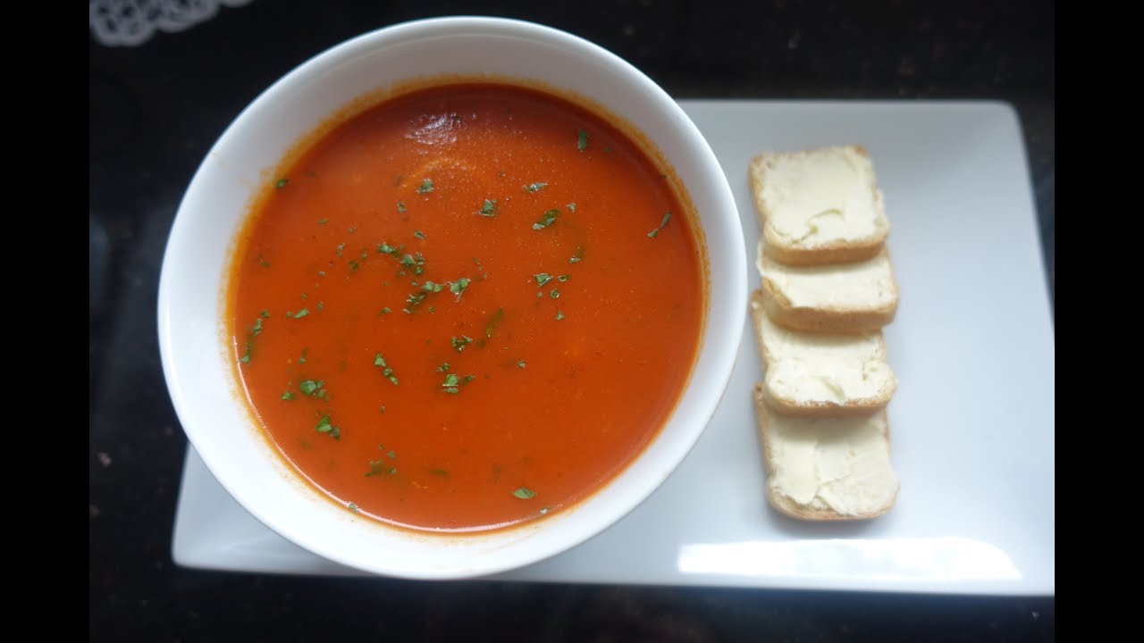 Recette pour Soupe tomate-boulettes