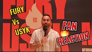 Fury vs Usyk | Fans Reaction | LIVE from Riyadh