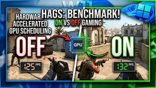 Hardware Accelerated GPU Scheduling ON vs OFF | Windows 11 Gaming