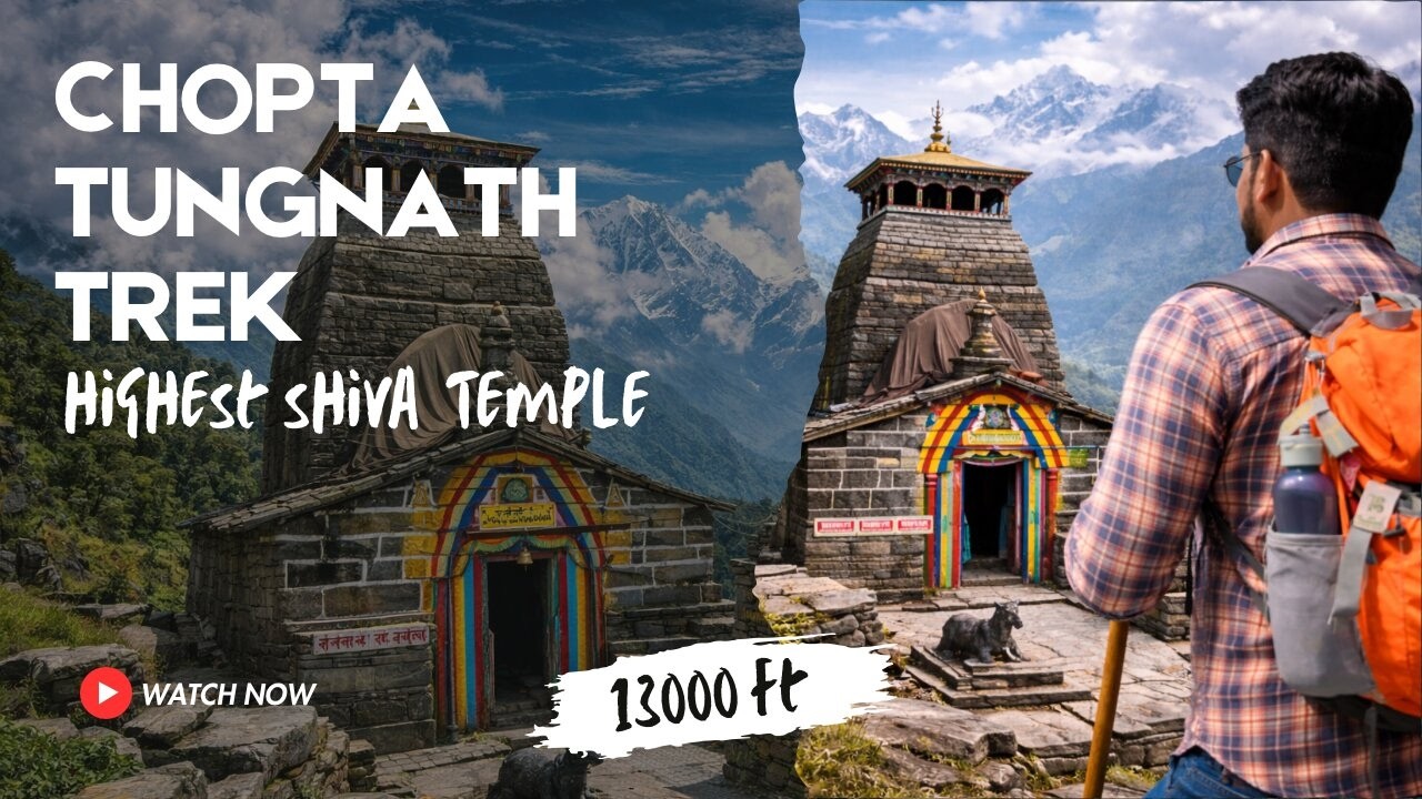 Chopta Tungnath Chandrashila Trek | Snow Views, 13000 Ft & Complete Guide