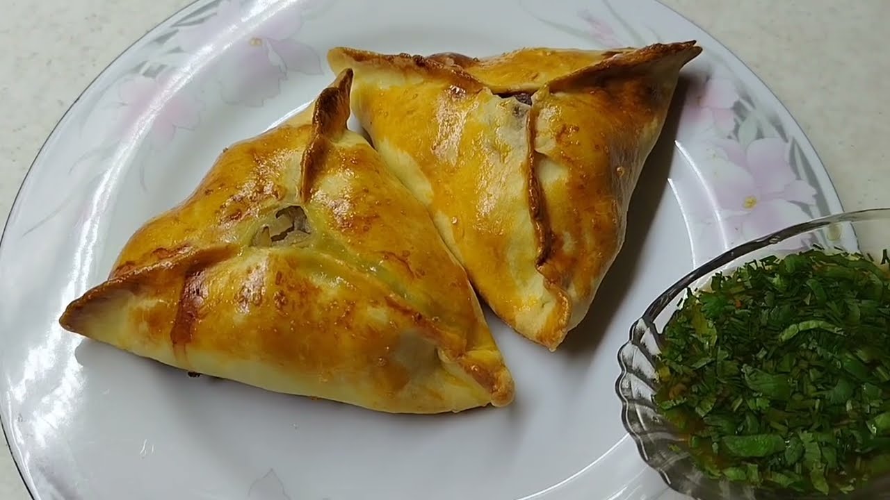 Самса с мясом! Простой пошаговый рецепт. #самсарецепт#рецепт 