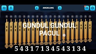 TUTORIAL ANGKLUNG - Gundul Gundul Pacul | Sunan Kalijaga | Not Angka #LaguTradisionalJawa screenshot 5