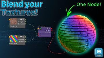 Maya Hyper shade Basics - Blend Textures Easily with the aiComposite Node