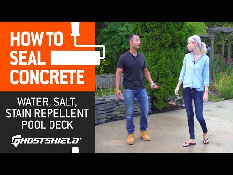 How to Seal Concrete: Water, Salt & Stain Repellent Pool Deck
