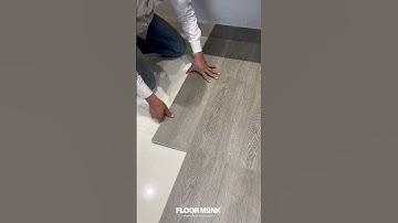 SPC Flooring Installation |How to Install SPC Floor |ASMR on the FLOOR |Satisfying and Relaxing ASMR
