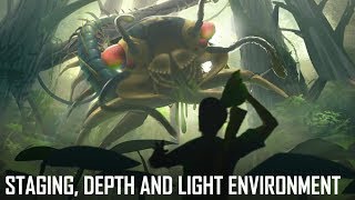Critique Hour! Staging, depth and light environment!