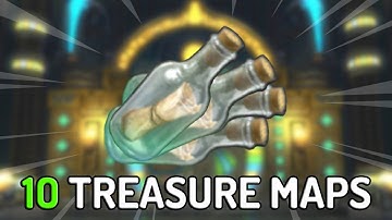 Loot From 10 Stormblood Treasure Maps | FFXIV