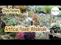 Showroom of artificial flower and plants from china supplier wholesale fake plants material