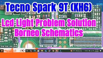 Tecno Spark 9T (KH6) Lcd Light Problem Solution || Tecno Spark 9T (KH6) Display Light Problem