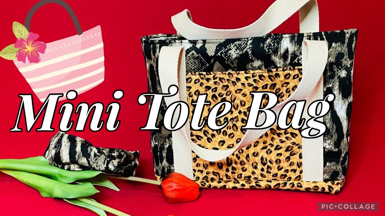 How to make Mini Tote Bag Make your own Bag diy sewingprojects 