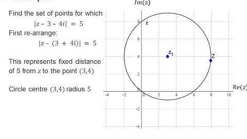 OCR Pure Core: Complex numbers 3-5