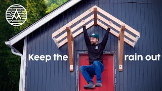 Stopping the LEAK with a TIMBER FRAME AWNING