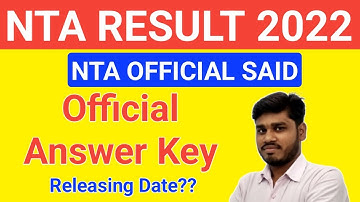 NTA Official Said: NEET 2022 Official Answer Key & Result Releasing Date? 👍👍👍