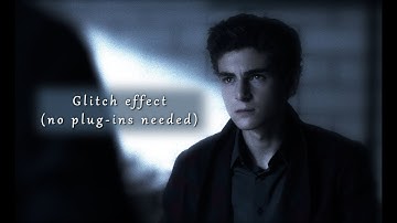 glitch tutorial (no plugins) | after effects