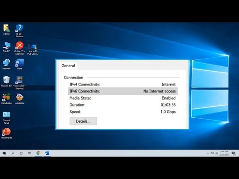 How to Fix IPv6 Connectivity No Internet Access Error in Windows 10-2020