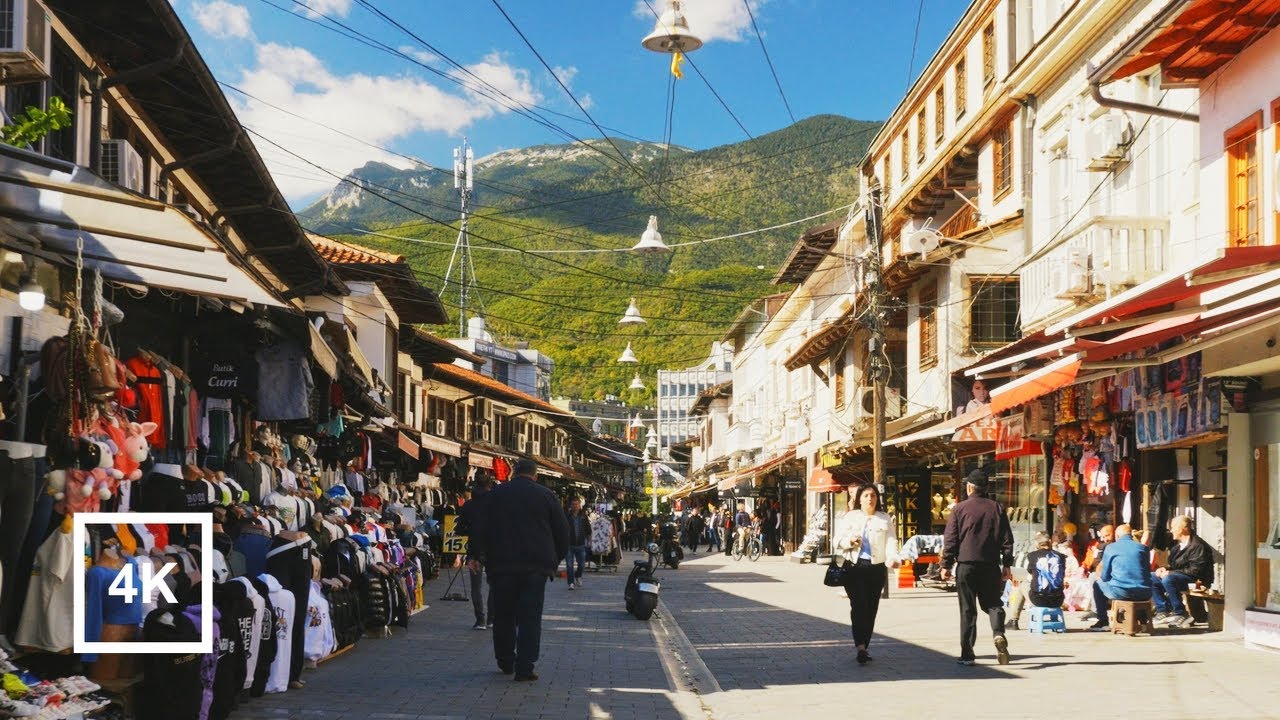 Прогулка в Пече, Косово | Красивые горы и старый базар | Виртуальный тур ASMR