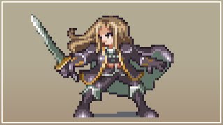 Casltevania Symphony of the Night (Alucard) - Pixel Art Character Timelapse