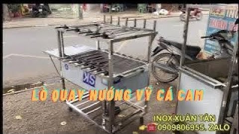 LÒ QUAY NƯỚNG VỸ CÁ CAM. 2 TẦNG 14 VỸ CÁ CAM. LH 0909806955 ZALO