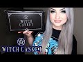 Witch casket monthly subscription box unboxing  lunar magick  december 2023