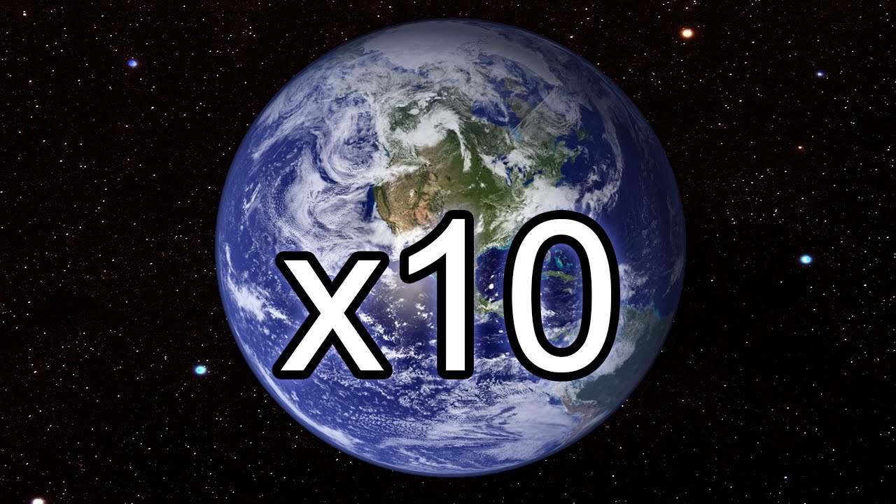 ¿QUÉ PASARÍA SI LA TIERRA FUESE 10 VECES MÁS GRANDE? YouTube ¿QUÉ PASARÍA SI LA TIERRA FUESE 10 VECES MÁS GRANDE? YouTube