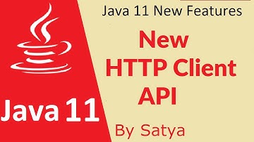 Java 11 new features | A new Http Client API to work with http requests