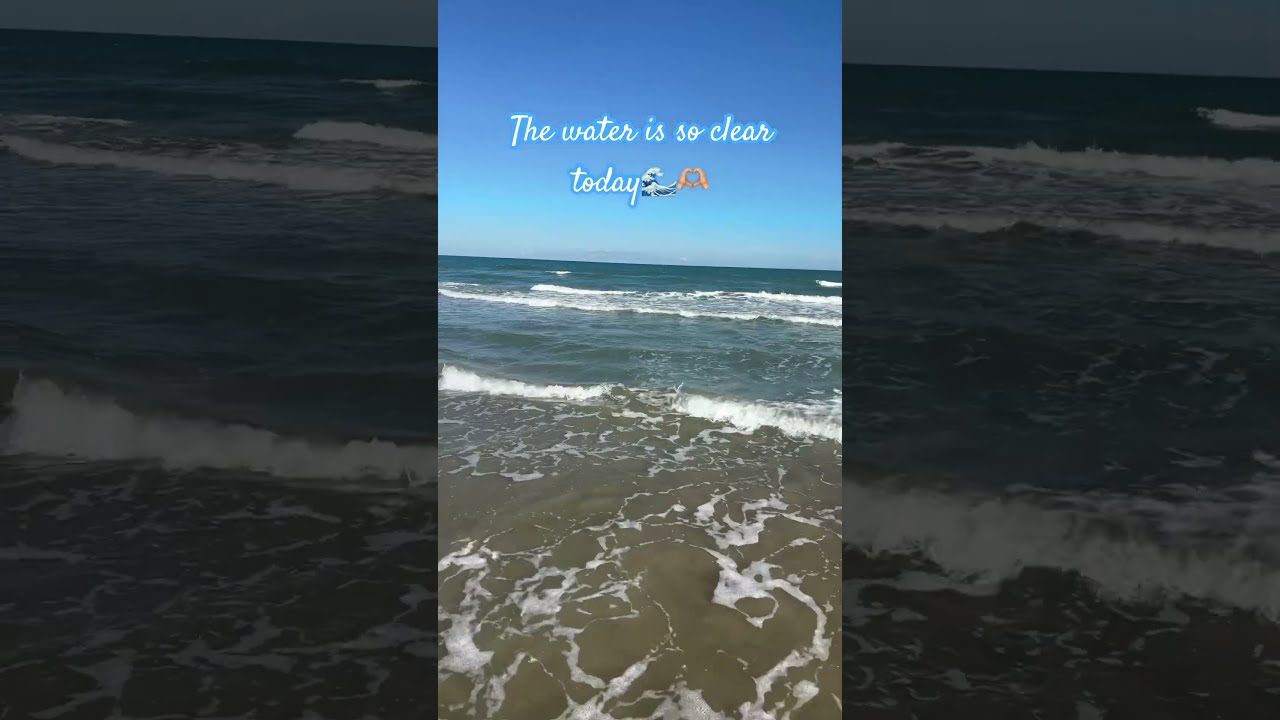 Beautiful Afternoon Water Is Blue And Clear Amazing Day 
