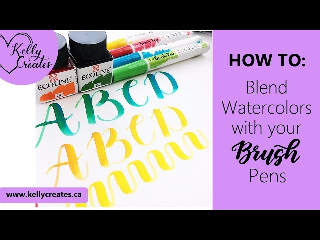 Honest Review of the Ecoline Watercolor Brush Pens (What's That