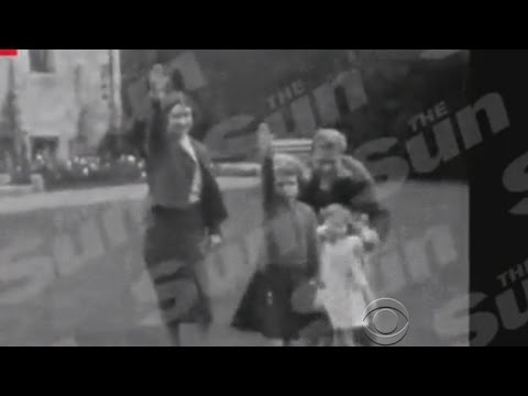 Queen Elizabeth giving "Nazi salute" as a child