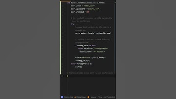 What’s the locals() trick in Python? Python Hack Access Variables Dynamically with locals()!