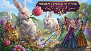 Magical paint brush and  rabbit attack 😧💞🌸 Fairy stories in Hindi/ Urdu |Dream land tv|