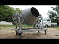モーターがないコンクリートミキサーが復活!!　Repair Concrete mixer