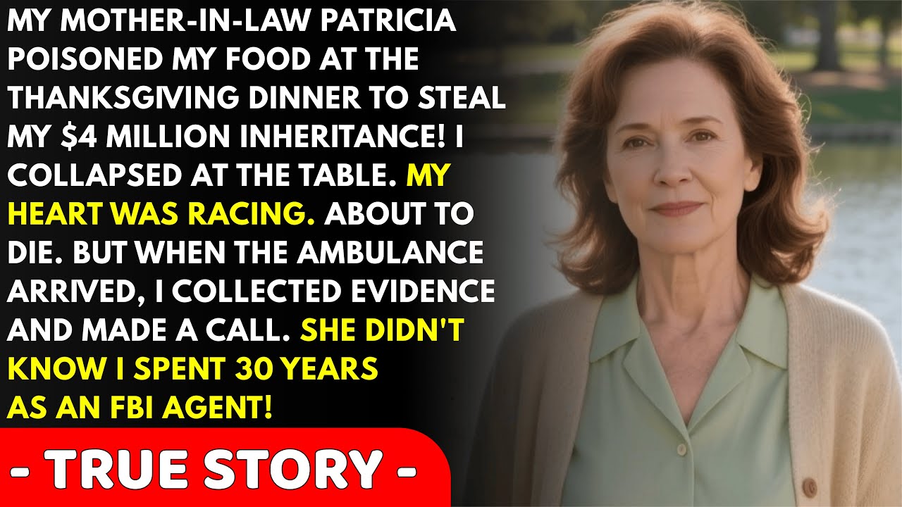 My mother-in-law poisoned me at Thanksgiving dinner… But she didn't know I was FBI!