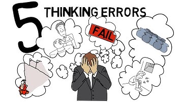 5 common thinking errors you can change and cure depression!