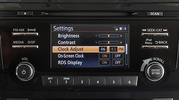 2018 Nissan TITAN - Setting the Clock without Navigation Type B (if so equipped)