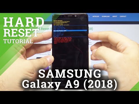 하드 리셋 삼성 Galaxy A9 (2018)-화면 잠금 우회