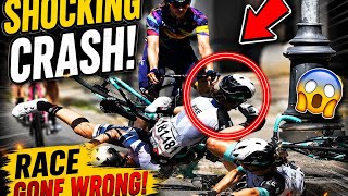Urška Žigart Horrific Crash 💥 Fractured Jaw After High-Speed Tour de Suisse Accident