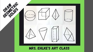 How to DRAW - Geometric Solids