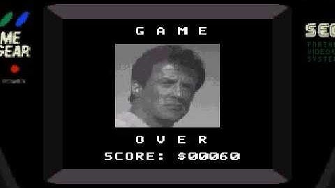 Game Over: Cliffhanger (Sega Game Gear)