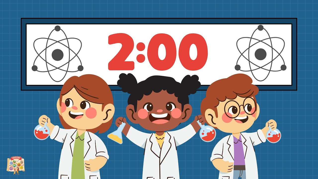 2-Minute Science Class Timer ⏳ | 3 Kids Learning Fun | Eduisland