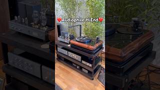Audiophile Analogue Tube Vinyl Turntable HiEnd Stereo Sound System 🔥❤️ #highend #audio #hifi #sound