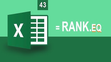 Part26 How to use Rank EQ Function Excel.